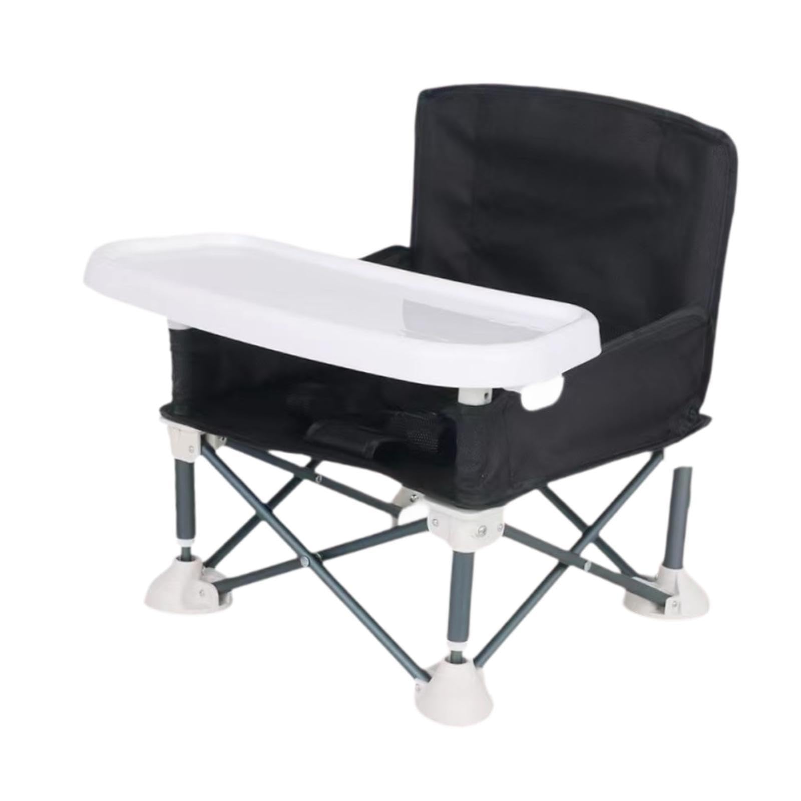 CALANDIS™ Baby Seat Booster Compact Fold Baby Dining Seat for Home Indoor Outdoor Boys Black | High Chairs | Feeding-image-30