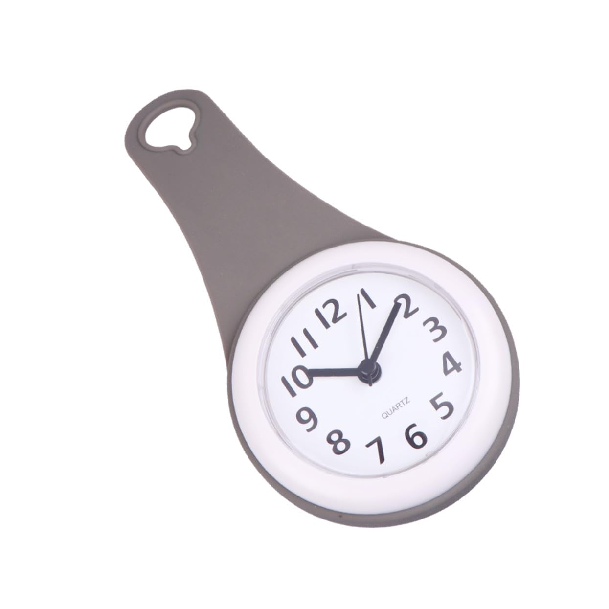 Horloge murale étanche à ventouse VALICLUD avec mécanisme silencieux pour douche