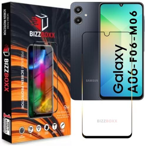 Image of Tempered Glass for Samsung M06 /A06 /F06 (6.7 inch) - HD, Shatterproof, Anti-Fingerprint-pack of 1