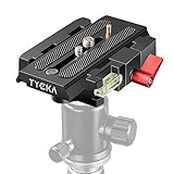 Compatibilidad: la placa de liberación rápida universal de 1/4 pulg. Y 3/8 pulg. De tornillos se adapta a la mayoría de las cámaras y videocámaras. Los hilos estándar de 1/4 "y 3/8" se pueden usar en hilos de trípodes de 1/4 "y 3/8, monopie, cualquier cabeza esférica.