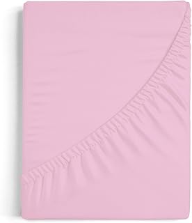 Burrito Blanco | Sábanas bajeras 90x190/200 cm | Cama de 90 cm(+ Medidas Disponibles) | Tejido de Algodón 100% | Diseño A8 Rosa