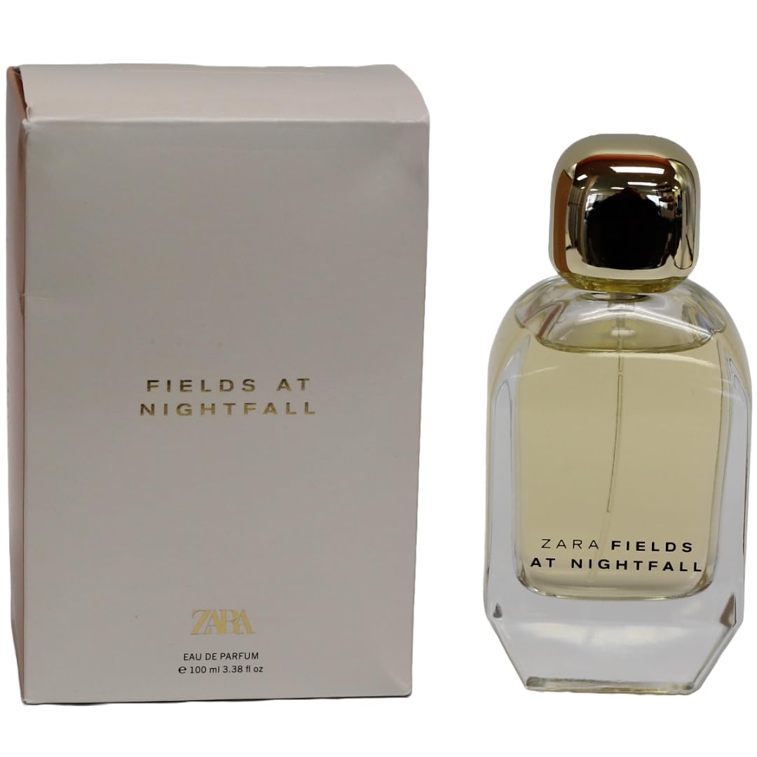 Zara Fields at Nightfall Amber Perfume for Women with Praline Jasmine and Sandalwood Eau De Parfum 100 ml (3.4 fl. oz)