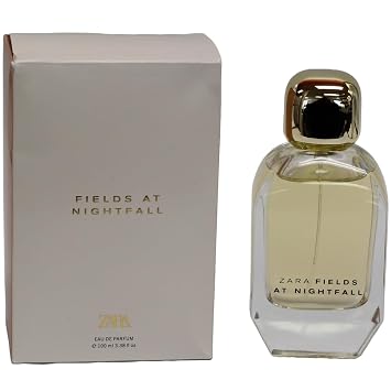 Zara Fields at Nightfall Amber Perfume for Women with Praline Jasmine and Sandalwood Eau De Parfum 100 ml 3.4 fl. oz