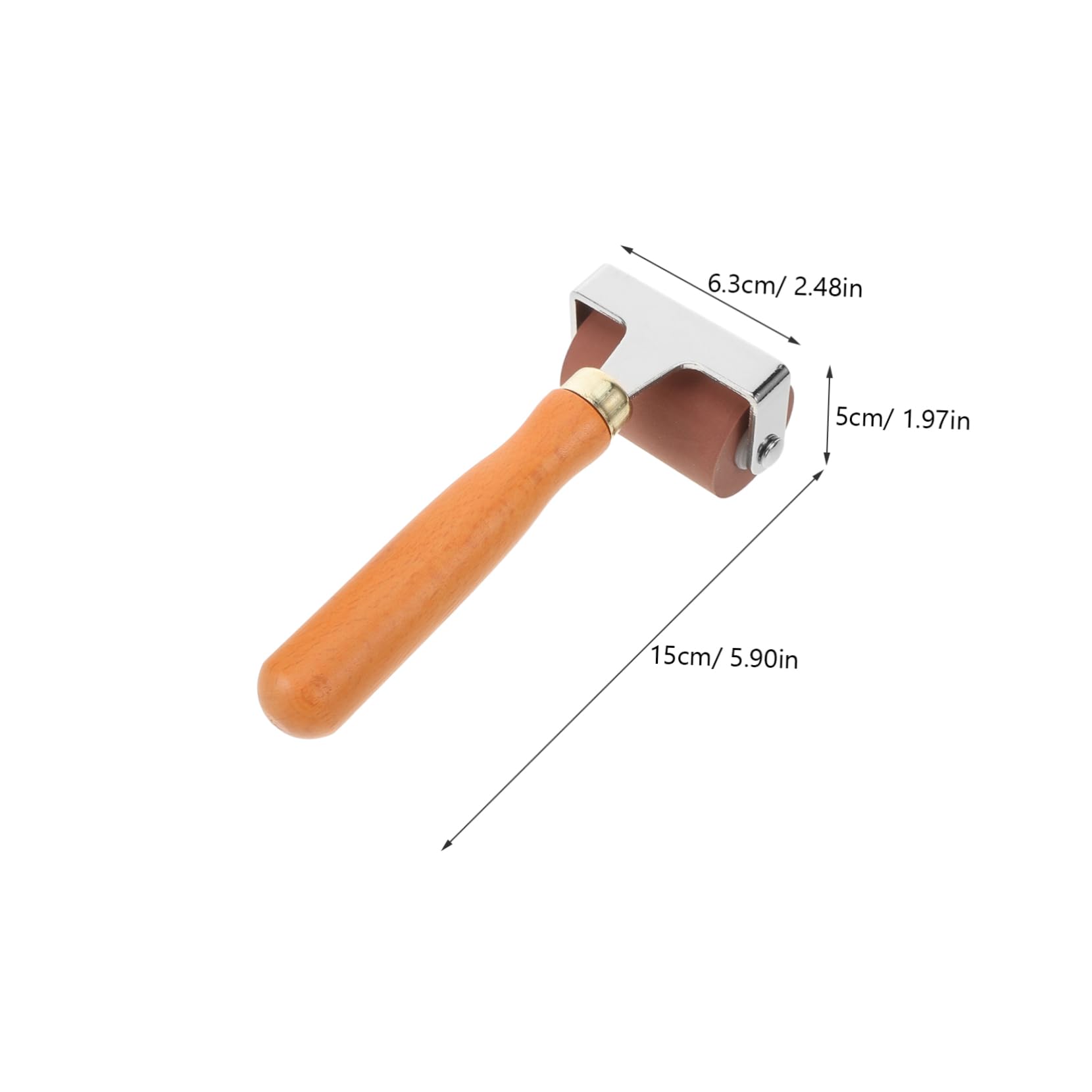 ARTIBETTER Printmaking Cylinder Printmaking Roller Printing Tool Art Craft Printmaking Tool Ink Name Rollers for Painting Rubber Roller for Crafting Printing Glue Stick Painting Supplies Wood