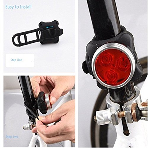 Hieha - Set di luci LED da bicicletta