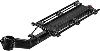 MTX BeamRack – Quick Release Aluminum Bike Rear Rack, 20 lb Capacity, Compatible with MTX TrunkBags, Includes Bicycle Safety Reflector