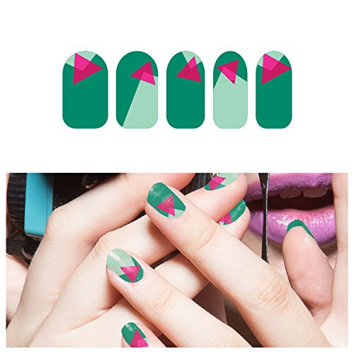 Tattify Abstract Nail Wraps - Christmas Tree Shopping (Set of 22)