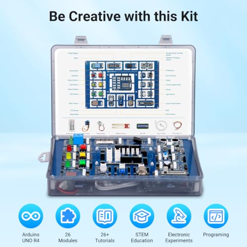ELECROW All-in-one Starter Kit with Arduino Uno R4 WiFi Development Board - Image 6