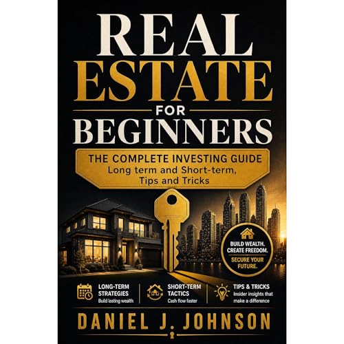Real Estate for Beginners Audiolibro Por Daniel J. Johnson arte de portada