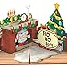 Produktbild papercrush® Pop-Up Karte Weihnachten Weihnachtsmann im Kamin - Lustige 3D Weihnachtskarte für Kinder, Frauen, Männer - Handgemachte Weihnachtsgrußkarte mit Umschlag für Mama oder Papa