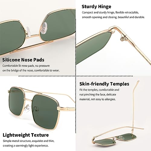 FEISEDY-Fashion-Square-Aviator-Sunglasses-Women-Men-Trendy-Retro-Metal-Frame-Sun-Glasses-Candy-Color-Lens-B1036