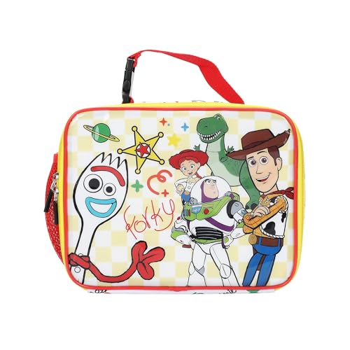 Image of Bioworld Toy Story Kids Lunch Bag with Reverse Printed PVC for School and On-the-Go Meals