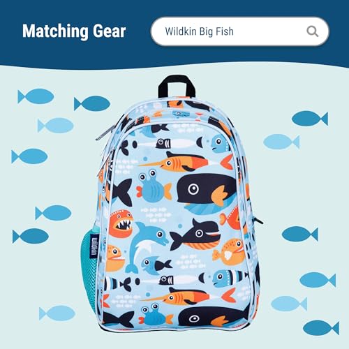 Image of Wildkin Kids Insulated Lunch Bag - Reusable, Ideal for Hot /Cold Snacks, School & Travel - Big Fish