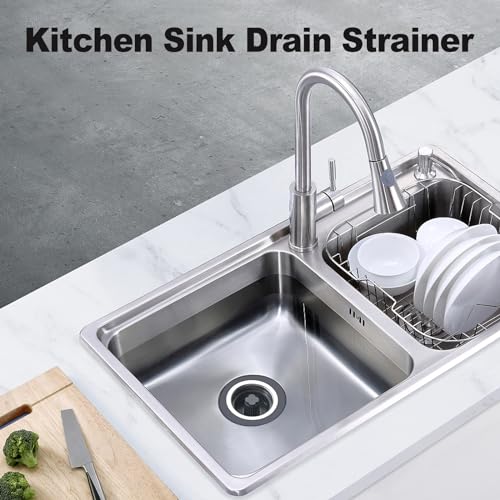 Colador y tapón para fregadero de cocina 3 en 1 miniatura 5