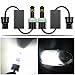 Alla Lighting Directly Plug & Play 1300 Lumens CAN-BUS Error Free 21W CREE Extremely Super Bright 6000K White 7440 7441 W21W 7440NA LED Bulbs for Turn Signal Blinker Light Lamps Replacement