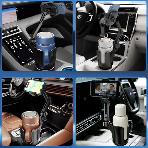 Portavasos Expansor con Soporte para Teléfono para Carro miniatura 3