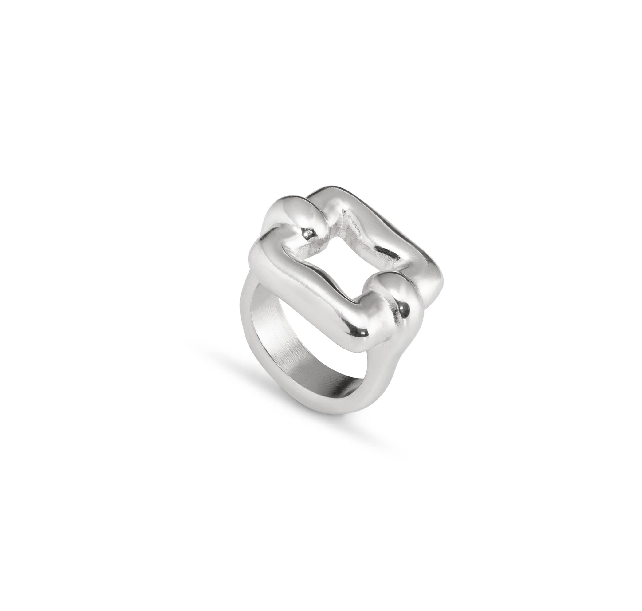 Uno de 50 – Ring aus der Magnetic Collection für Damen, 925er Sterlingsilber, silberfarben, Größe 21