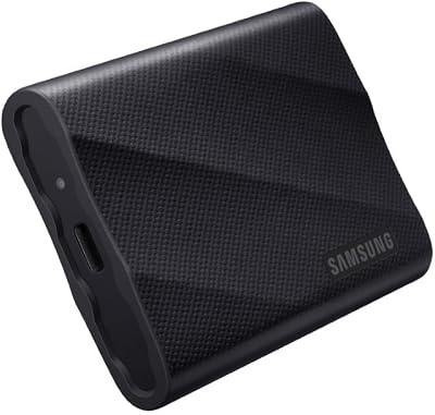 Samsung Memorie T9 MU-PG1T0B SSD Esterno Portatile da 1TB, USB 3.2 Gen 2×2, 20 Gbps, Nero