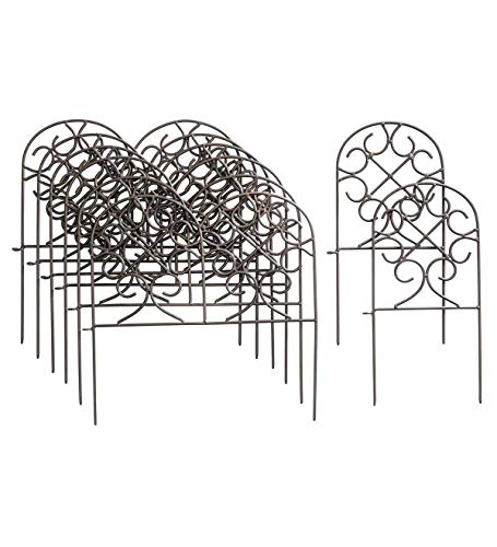 Plow & Hearth Classic Scroll Iron Garden Edging