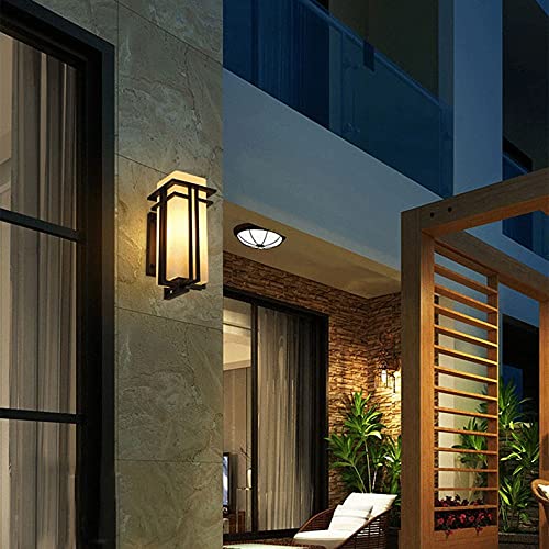 Lampe extérieur jardin étanche à l'eau avec diffuseur en verre - 8
