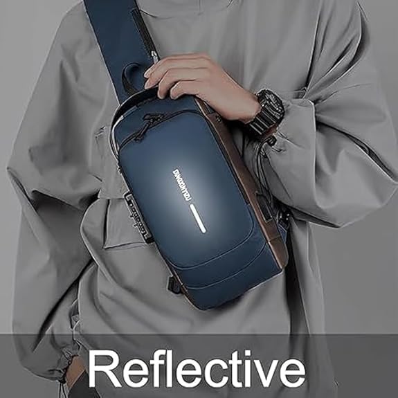 Image of PAPITA Sling Bag for Men Stylish Crossbody Backpack for Men & Women, Anti-Theft Chest Bag with Messenger Bags, Casual Shoulder Bag