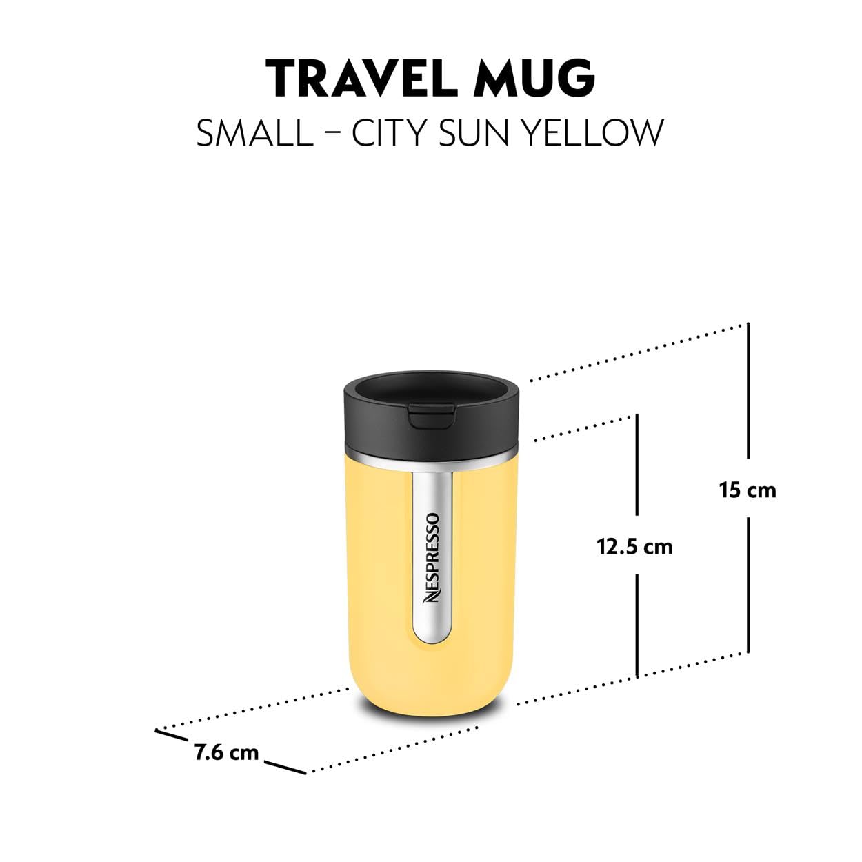 Mug de voyage jaune soleil Nespresso