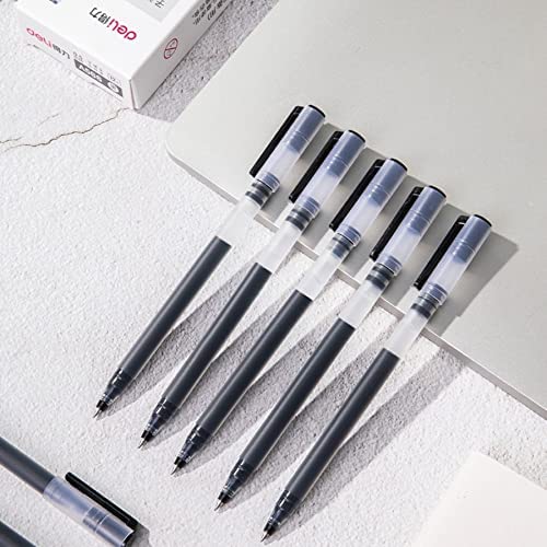 deli Gel Pens for Student for Exams,With Comfortable Grip,0.5mm Bullet