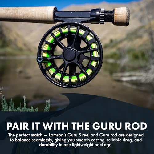 Moulinet de pêche à la mouche LAMSON Guru S-Series -3+ léger durable CNC - 4