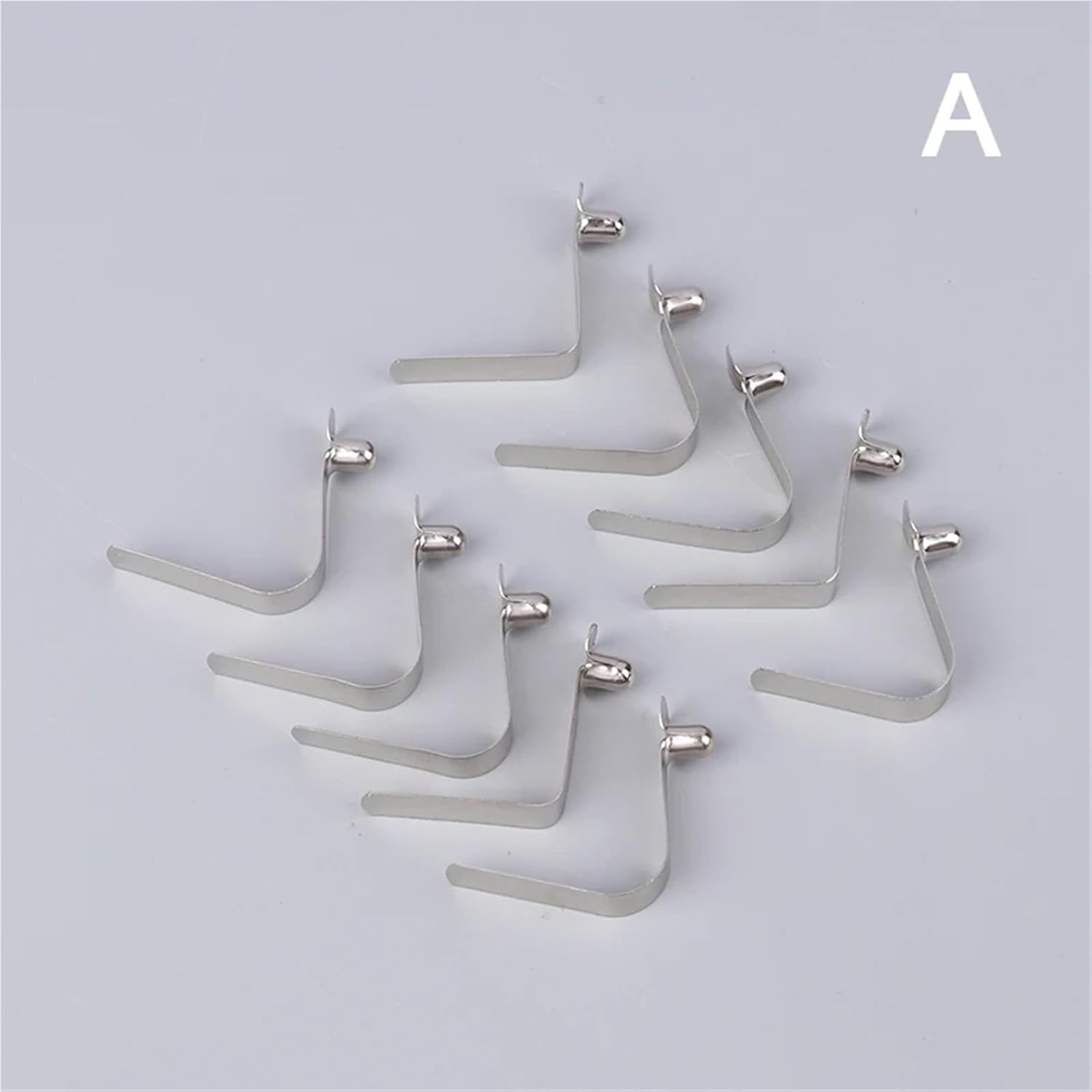 Push Button Spring Clip 50Pcs 5mm Double Single Hollow Button Clips Kayak Paddle Snap Spring Clip Tent Pole Tube Lock for Camping Kayak