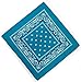 Produktbild Unbekannt Bandana Kopftuch Halstuch Nickituch Biker Tuch Motorad Tuch verschied. Farben Paisley Muster, Aqua Blau, ...