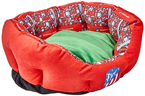 Lit pour animaux Atletico de Madrid CYP BRANDS taille S rouge et bleu pour petit chien