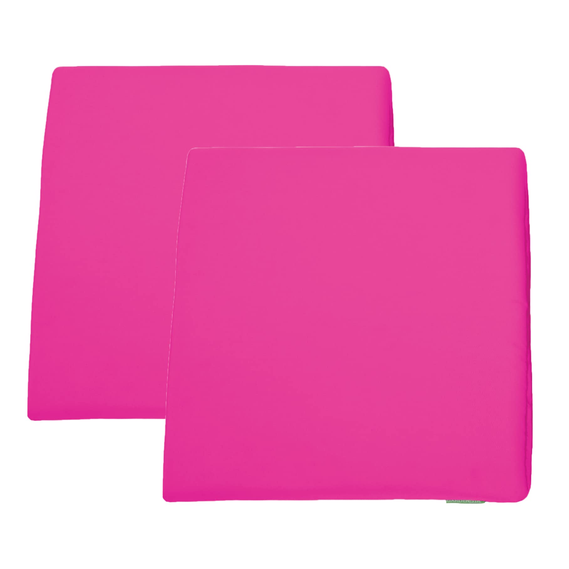Gardenista Garden Rattan Chair Cushions | Water Resistant Chair Seat Pads for Allibert California Rattan Furniture | Indoor & Outdoor Patio Furniture Cushions | Durable & Comfy (2Pcs, Pink)