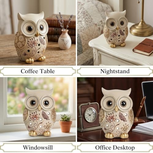 Owl Figurine for Home Decor, Owl Statue and Cute Owl Whimsical Decor - $10.44 w/ Code + 45% Off Code I99A3ZO0 - image 6