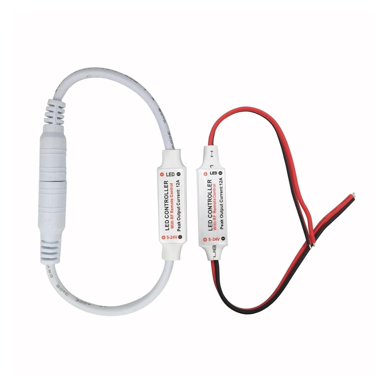 11-Key mini Controller, Suitable for LED Strip Light Modulator dimming DC 5V to 24V Control Switch(Wire Connector)