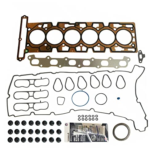 Image of Partsflow Head Gasket Set W /o Head Bolts For Buick Rainier 2006-2007 For Chevy Trailblazer 2006-2009 For GMC Envoy 2006-2009 For Isuzu Ascender 2006-2008 For Saab 9-7x 2006-2009 4.2L L6 24V VIN inchS inch