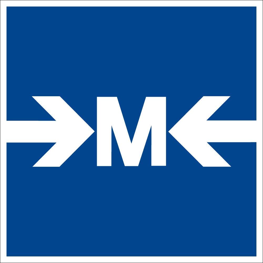 Gebotszeichen - Meldestelle - Kunststoff selbstklebend - 40 cm