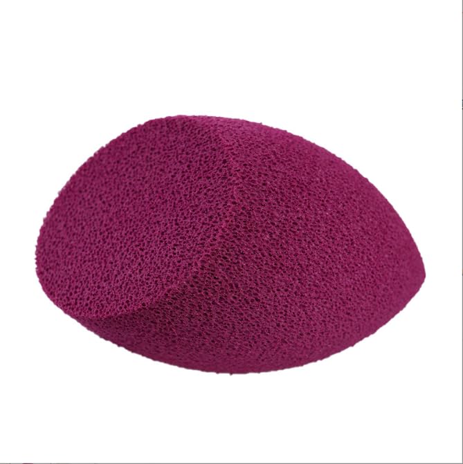 Esponja profesional de maquillaje para maquillaje, esponja cosmética de belleza púrpura, aplicador suave sin látex para base y polvo