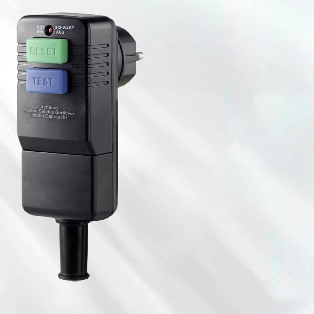 Plug-in RCD 30 MA Protection différentielle Prise de sécurité pour connecteurs fixes Pour alimenter les câbles en plein air Alimentation électrique