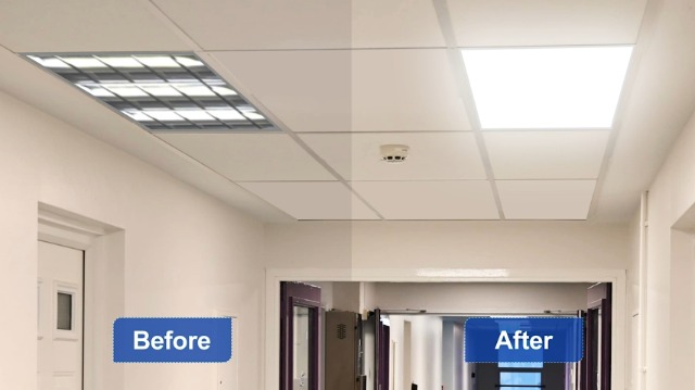 Image of 24-Pack 2x2 LED Flat Panel Light Drop Ceiling Fixture, 3CCT Selectable (3000K /4000K /5000K) & 40W 30W 20W Switchable, 0-10V Dimmable, 100-277Vac, ETL & DLC