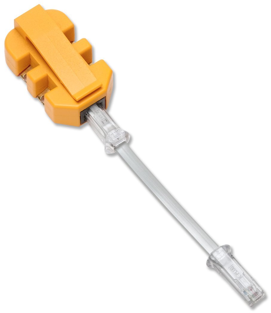 Fluke Networks 10210101 4-Wire in-Line Modular Adapter with K-Plug