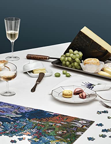 Wine Puzzle France - Exciting And Educational Jigsaw 1000 Pieces Puzzle For Adults - Unique Hand-Drawn Puzzle Map Of French Wines #TOP4