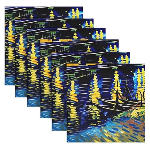 Servilletas de Tela Cuadradas Satin 50.5x50.5 cm Pack 6 miniatura 6