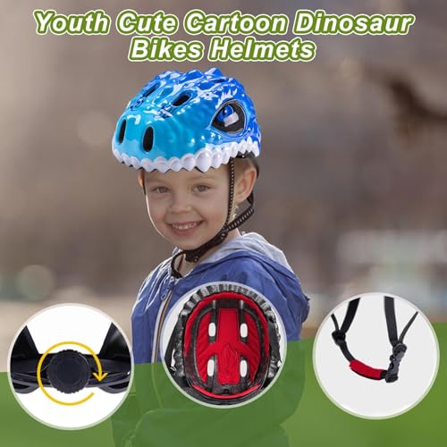 Casco de bicicleta infantil de dinosaurio para proteger las sonrisas en cada caída 2