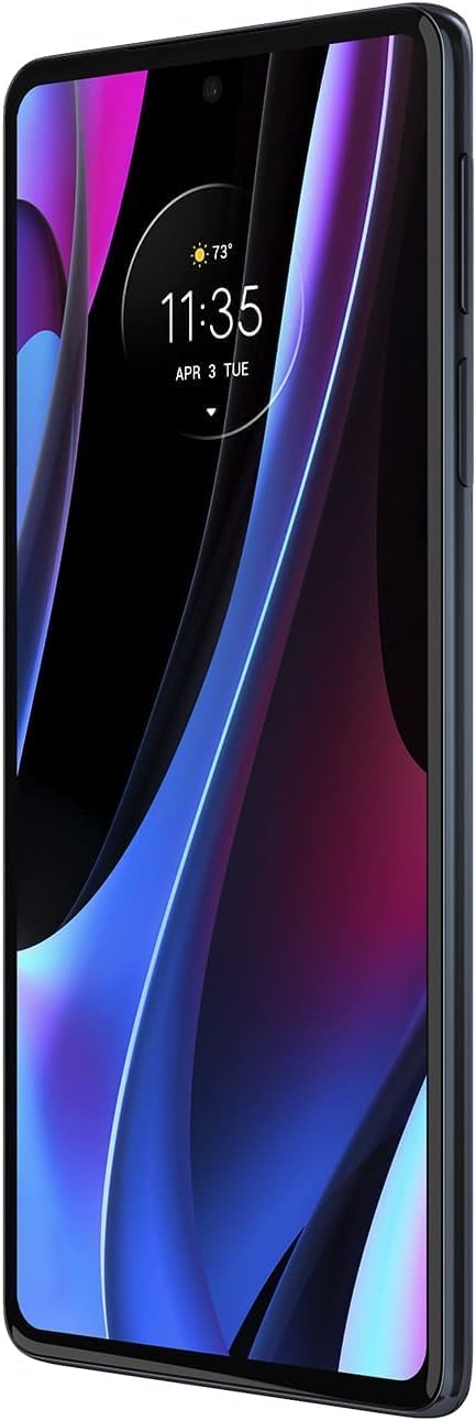 Motorola Edge + UW |2022| 4800mAh Battery | Verizon | Made for US 8/128GB | 50MP Camera | Cosmos Blue (Renewed)