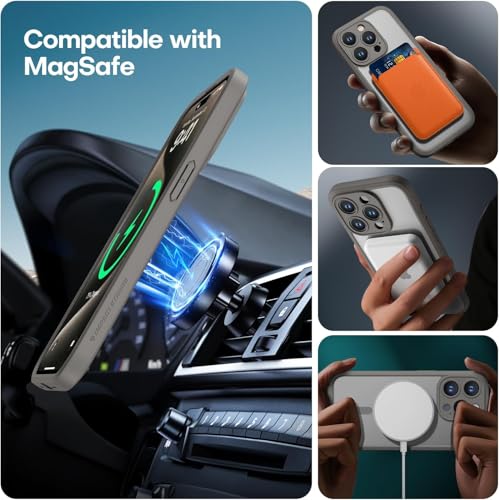 CasyKasy for iPhone 17 Pro Max Phone Case Magnetic for MagSafe Slim Grey - image 4