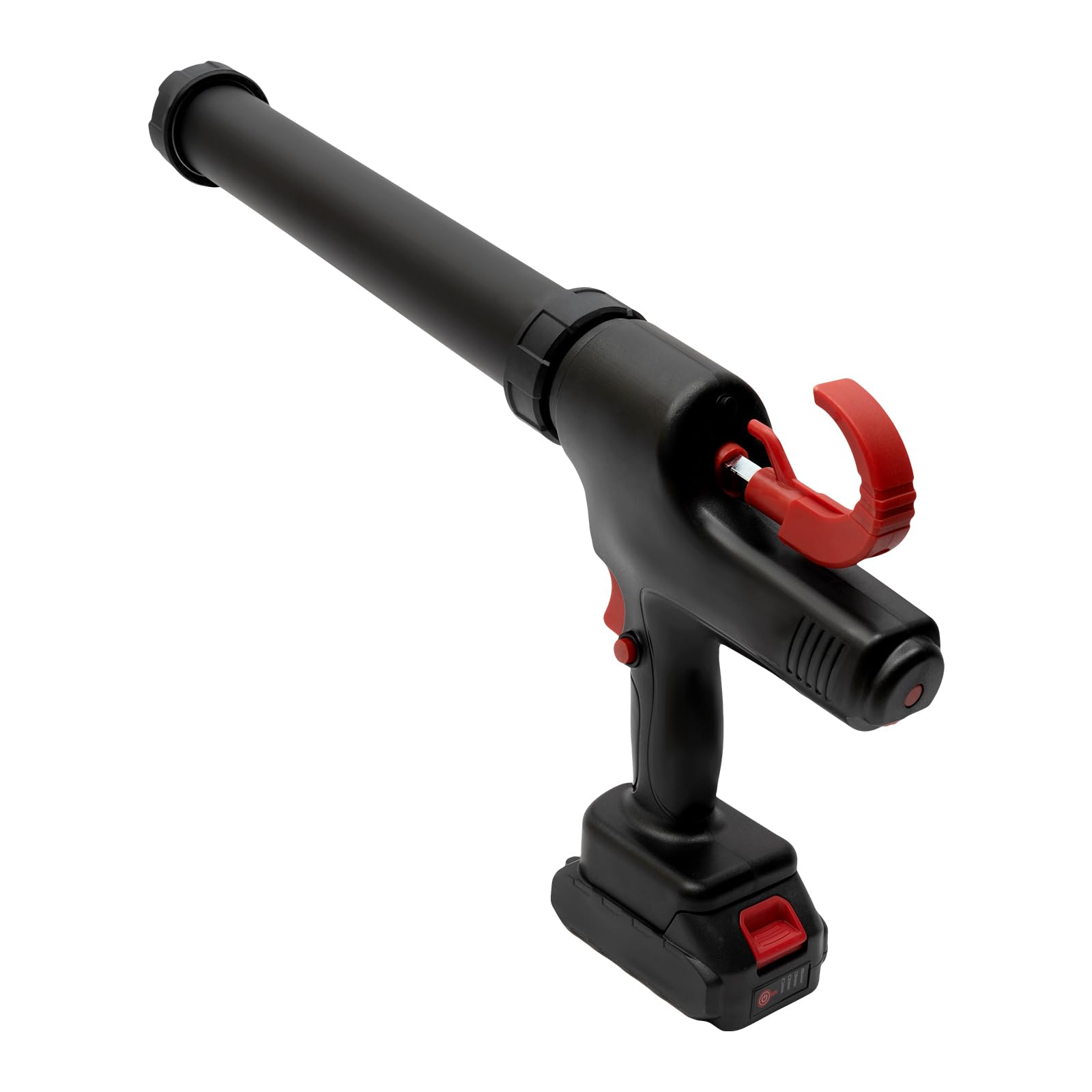 Cordless Caulking Gun, 21V Electric Caulking Gun with 2 x 2.0AH Battery & Toolbox, Hand Caulking Gun Battery Operated Caulk Gun, Dripless Caulk Gun for Filling, Sealing