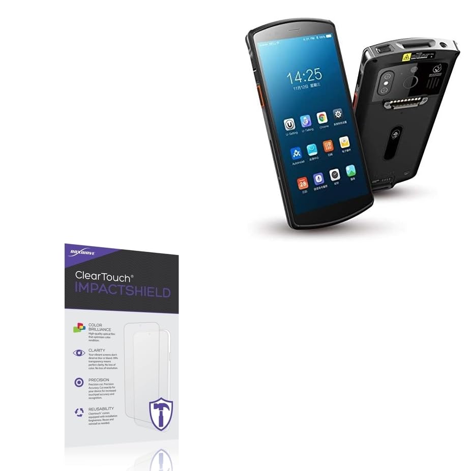 BoxWave Screen Protector Compatible with Archer Handheld Mobile Terminal D50 (5.7 in) - ClearTouch ImpactShield (2-Pack), Impenetrable Screen Protector Flexible Film