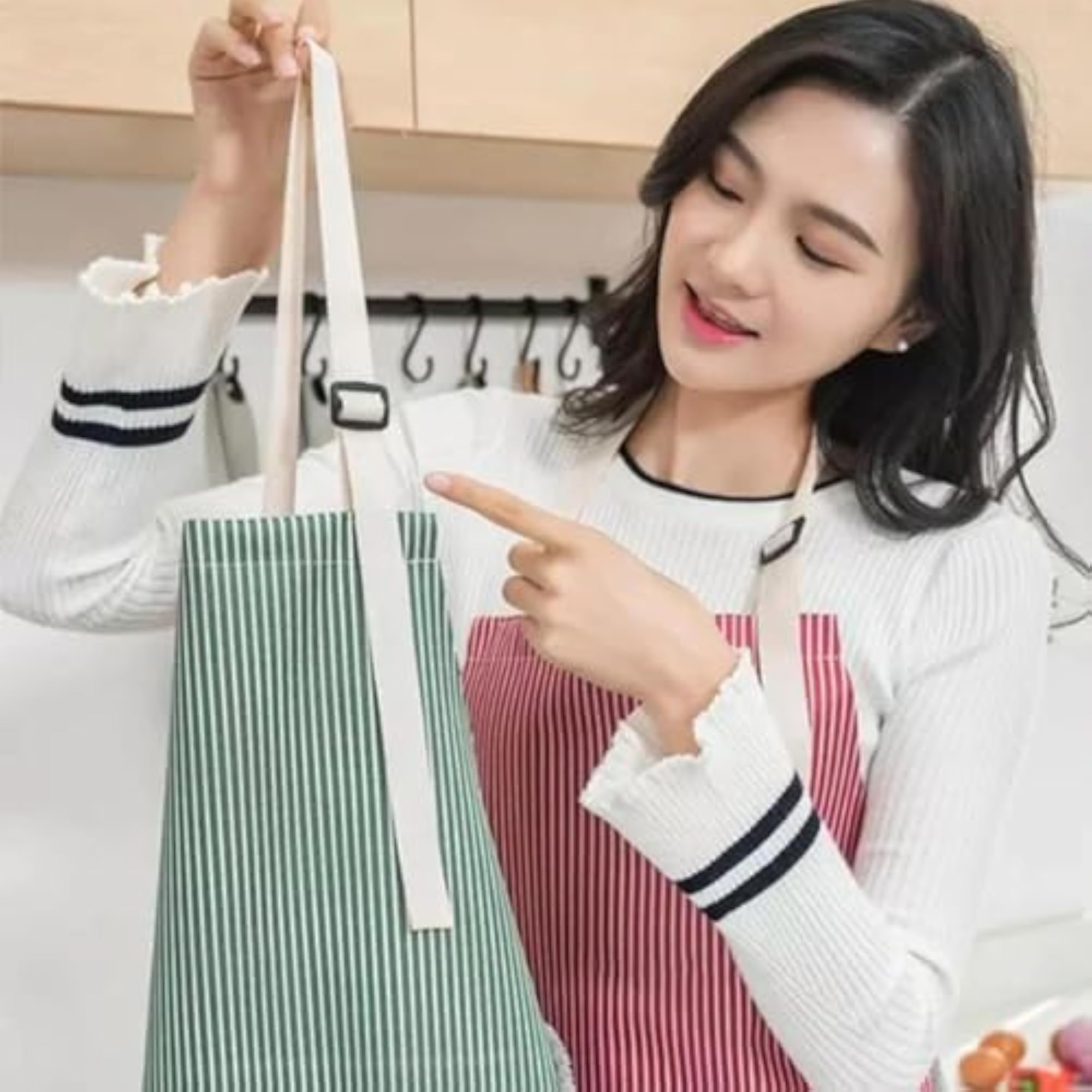Waterproof Kitchen Apron with Front Pocket, Versatile Design