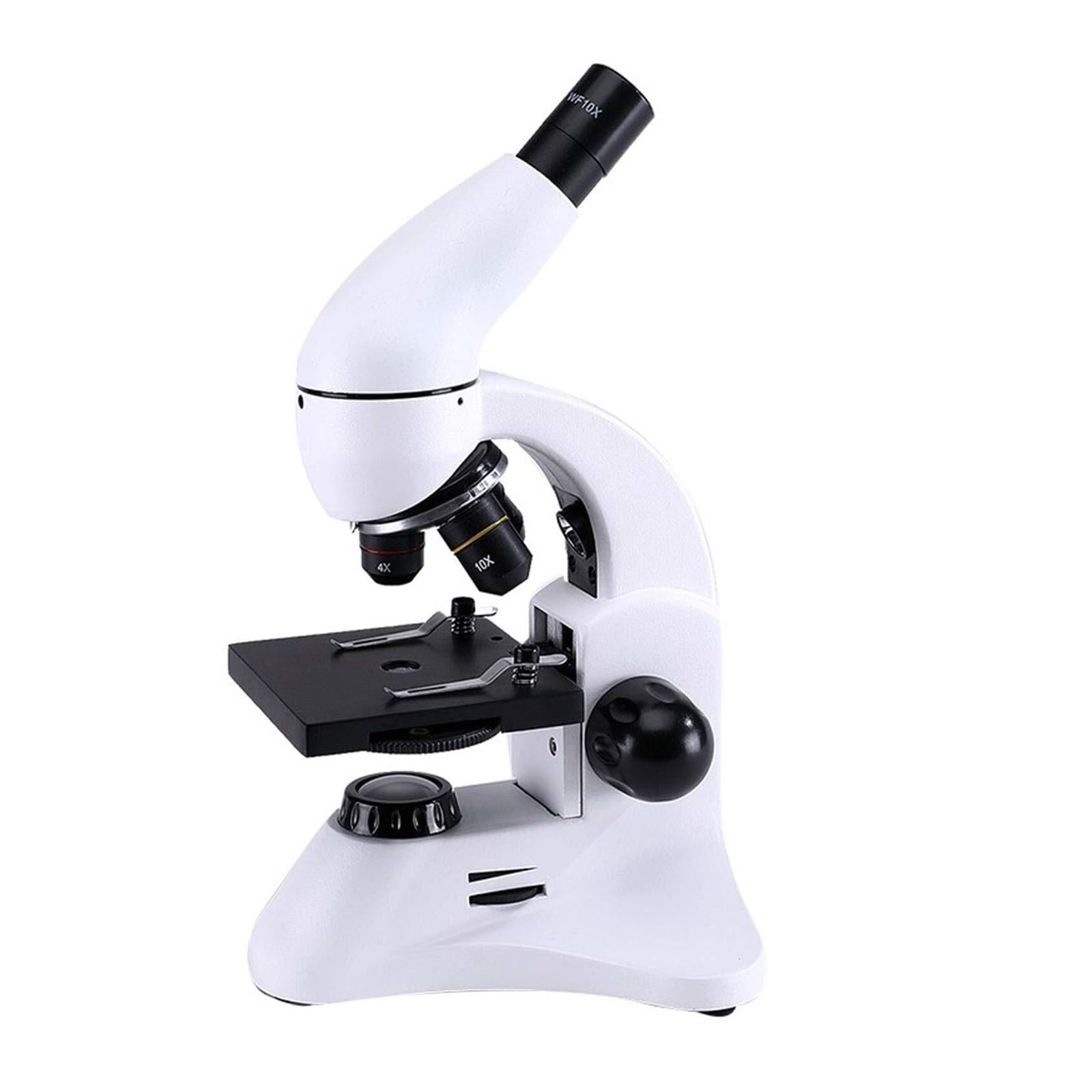 Microscope Microscope for Kids Compound Monocular Microscopes LED Upper and Lower Light Source Eyepiece, for Students Microscopes
