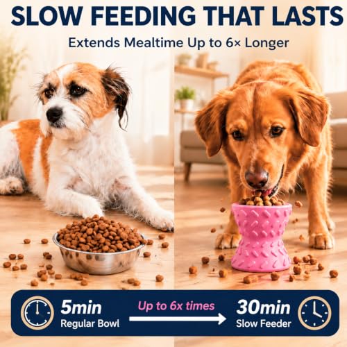 Image of Treat Dispensing Dog Toys,Interactive Puzzle Toy for Small Dogs,Slow Feeder